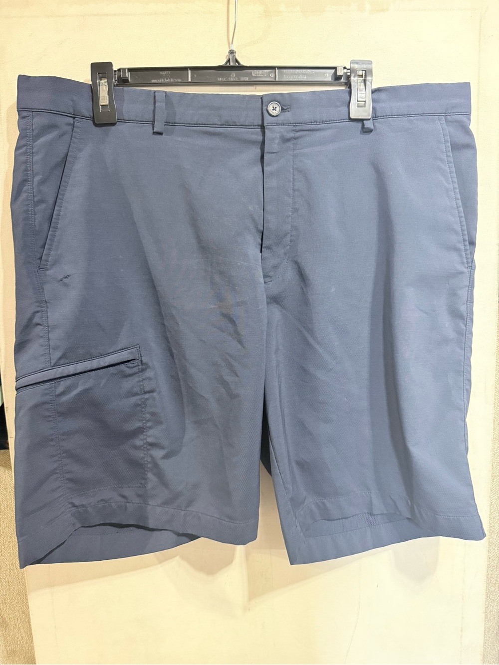 Greg Norman Collection Navy Performance Golf Shorts Size-38
